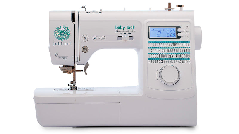 Baby Lock Jubilant Sewing Machine, 80 built-in stitches including 8 one-step buttonholes, Automatic needle threader