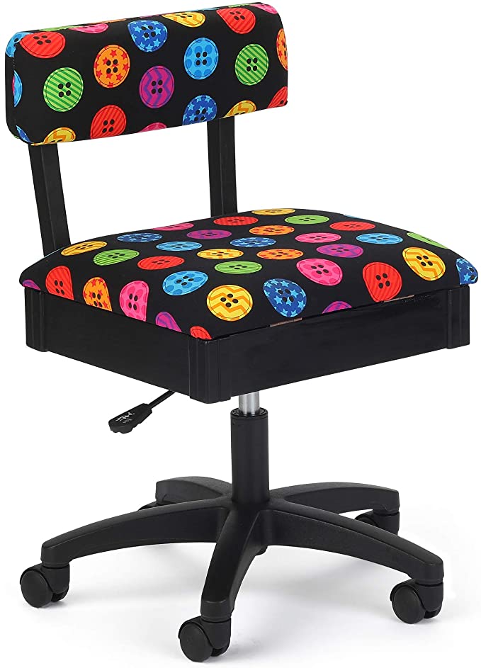 Arrow Adjustable Chair Bright Buttons