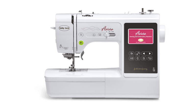 Baby Lock Aurora Sewing & Embroidery Machine, 4" x 4" Embroidery Field