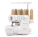Baby Lock Accolade Serger, overlocking, cover stitching, 87 stitch combinations, Push button threading, auto tension