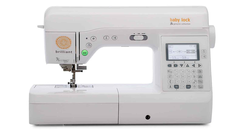 Baby Lock Brilliant Sewing Machine, 190 built-in stitches, Automatic Needle Threader