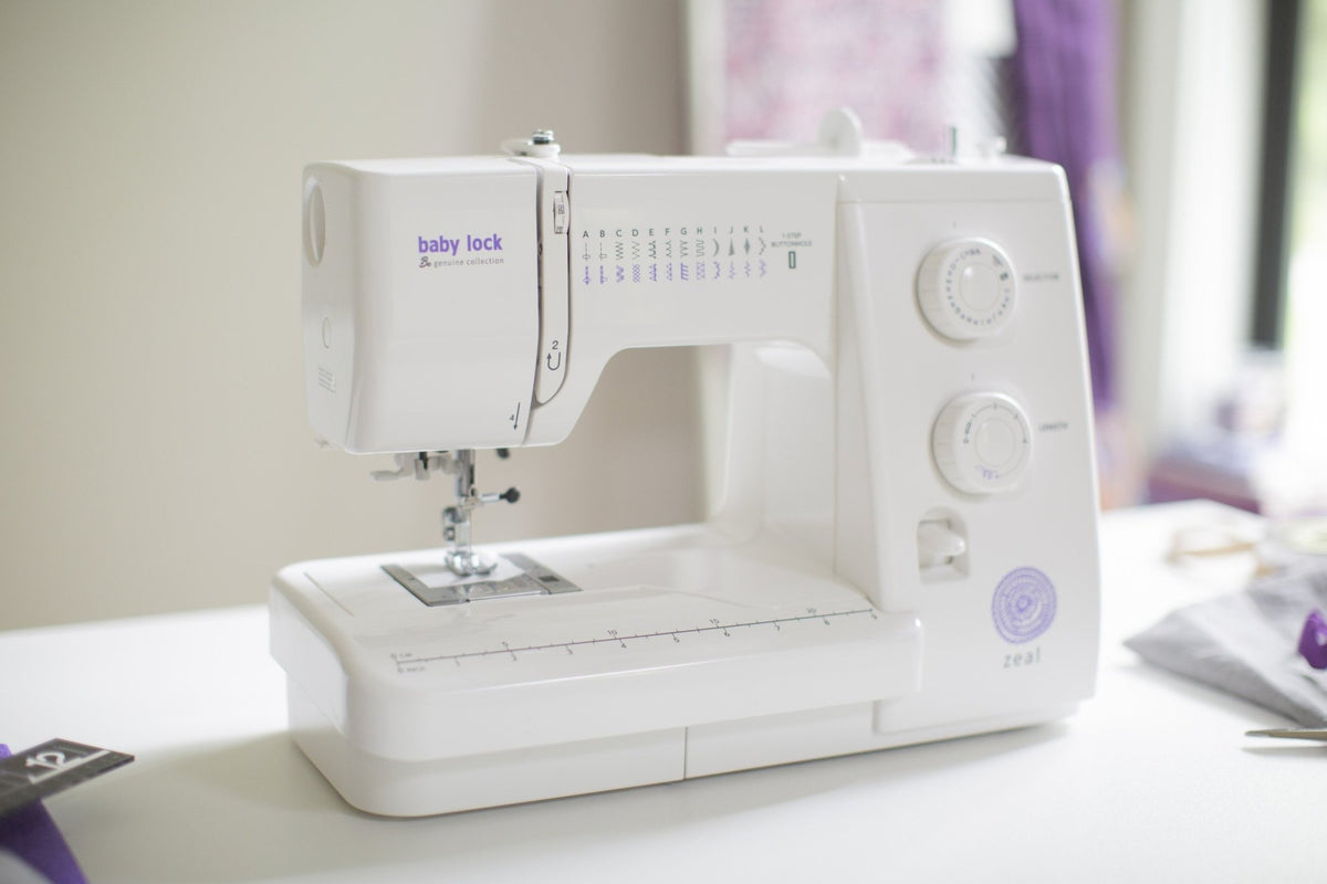 Baby Lock Zeal Sewing Machine, 25 built-in stitches, Built