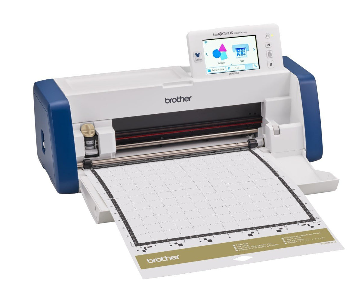 Brother Disney ScanNCut DX Innov-is SDX230DX Electronic Cutting Machine,  152 built-in Disney Designs, 1435 built-in designs, 140 Quilt patterns