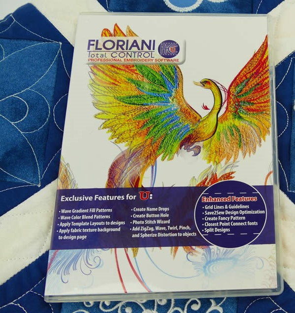 Floriani Total Control-U Embroidery Software